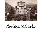 bottone per l'album cartoline Chiesa S. Carlo