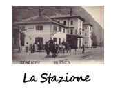 bottone per l'album cartoline La Stazione